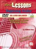 First Lessons Beginning Guitar: Learning Notes / Playing Solos [With CD and DVD]