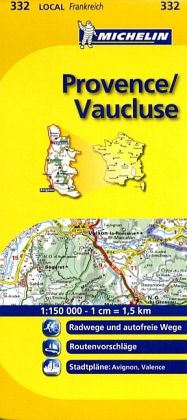 Michelin Karte Provence, Vaucluse Michelin Karte Provence, Vaucluse