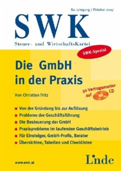 Die GmbH in der Praxis (f. Österreich), m. CD-ROM - Fritz, Christian