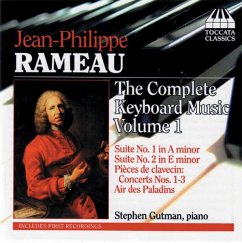Rameau Keyboard Music 1/Piano - Gutman,Stephan
