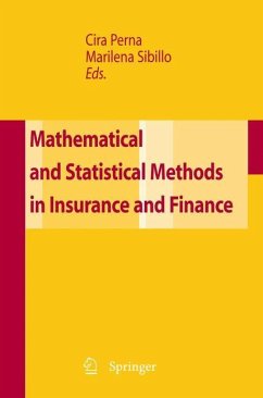 Mathematical and Statistical Methods for Insurance and Finance - Perna, Cira / Sibillo, Marilena (eds.)