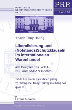 Liberalisierung und (Notstands)Schutzklauseln im internationalen Warenhandel - Hoang, Thanh-Thuy