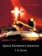 Quick Reference Journal - Blake, T. R.