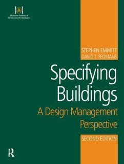 Specifying Buildings - Yeomans, David T.;Emmitt, Stephen;Yeomans, David T