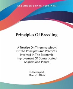 Principles Of Breeding - Davenport, E.