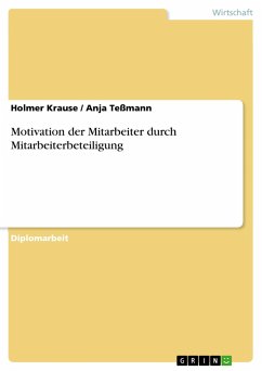 Motivation der Mitarbeiter durch Mitarbeiterbeteiligung - Teßmann, Anja;Krause, Holmer