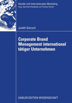 Corporate Brand Management international tätiger Unternehmen - Giersch, Judith