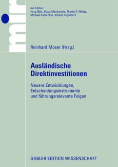 Ausländische Direktinvestitionen: - Moser, Reinhard (Hrsg.)
