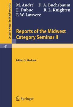 Reports of the Midwest Category Seminar II - Andre, M.;Buchsbaum, D. A.;Dubuc, E.