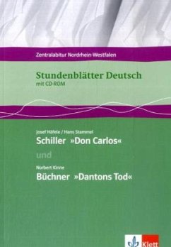 Cover Schiller 'Don Carlos' / Büchner 'Dantons Tod', m. CD-ROM