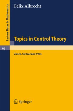 Topics in Control Theory - Albrecht, Felix