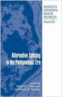 Alternative Splicing in the Postgenomic Era - Blencowe, Benjamin J. / Graveley, Brenton R. (eds.)