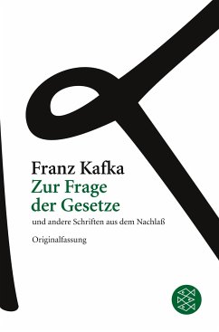 Zur Frage der Gesetze - Kafka, Franz