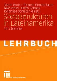 Sozialstrukturen in Lateinamerika - Boris, Dieter / Gerstenlauer, Therese / Jenss, Alke / Schank, Kristy / Schulten, Johannes (Hrsg.)