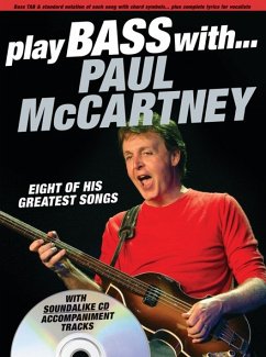 Cover Play Bass with Paul McCartney (+CD): 8 of his greatest songs for vocal/bass/tab