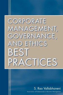 Corporate Management, Governance, and Ethics Best Practices - Vallabhaneni, S. Rao