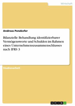 Bilanzielle Behandlung identifizierbarer Vermögenswerte und Schulden im Rahmen eines Unternehmenszusammenschlusses nach IFRS 3 - Penzkofer, Andreas