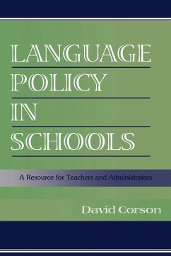 Language Policy in Schools - Corson, David