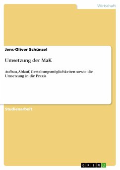 Umsetzung der MaK - Schünzel, Jens-Oliver