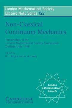 Non-Classical Continuum Mechanics