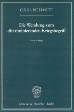 Cover Die Wendung zum diskriminierenden Kriegsbegriff