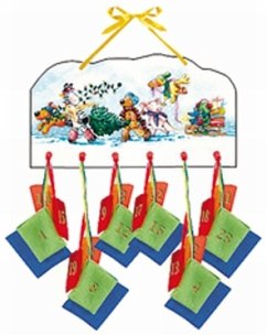 Cover Die Lieben Sieben - Adventskalender mit 24 Filzsäckchen und Holzgarderobe