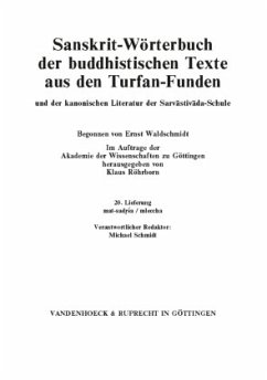 mat-sadrsa / mleccha / Sanskrit-Wörterbuch der buddhistischen Texte aus den Turfan-Funden 20 - Röhrborn, Klaus (Hrsg.)