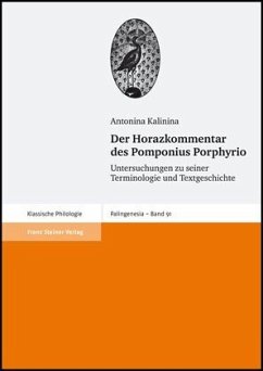 Der Horazkommentar des Pomponius Porphyrio - Kalinina, Antonina