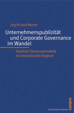 Unternehmenspublizität und Corporate Governance im Wandel - Werner, Jörg Richard