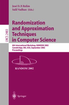 Randomization and Approximation Techniques in Computer Science - Rolim, Jose D.P. / Vadhan, Salil (eds.)