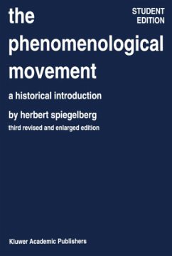 The Phenomenological Movement - Spiegelberg