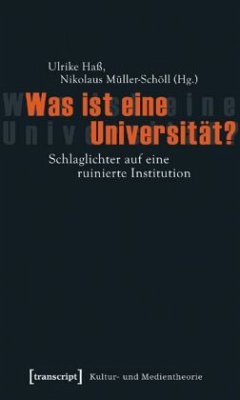 Was ist eine Universität? Was ist eine Universität?