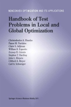 Handbook of Test Problems in Local and Global Optimization - Floudas, Christodoulos A.;Pardalos, Panos M.;Adjiman, Claire