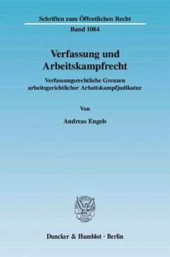 Verfassung und Arbeitskampfrecht - Engels, Andreas