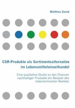 CSR-Produkte als Sortimentsalternative im Lebensmitteleinzelhandel - Zacek, Matthias