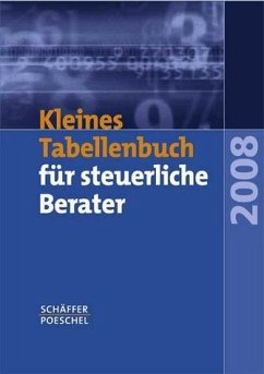 Kleines Tabellenbuch für steuerliche Berater 2008 - Jenak, Katharina / Rick, Eberhard / Braun, Wilfried