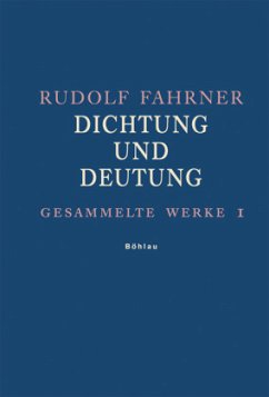 Gesammelte Werke I; . - Fahrner, Rudolf