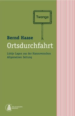 Ortsdurchfahrt - Haase, Bernd