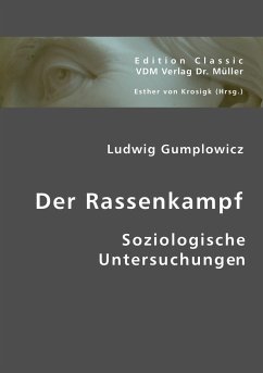 Der Rassenkampf - Gumplowicz, Ludwig