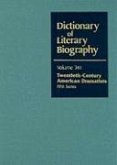 Dlb 341: Twentieth-Century American Dramatists, 5th Seris