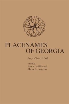 Placenames of Georgia - Goff, John H