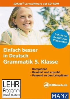 Einfach besser in Deutsch, Grammatik 5. Klasse, CD-ROM