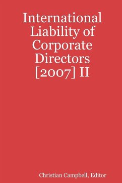 International Liability of Corporate Directors [2007] II