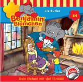 Benjamin Blümchen als Butler / Benjamin Blümchen Bd.64 (1 Audio-CD)