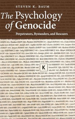 The Psychology of Genocide - Baum, Steven K.