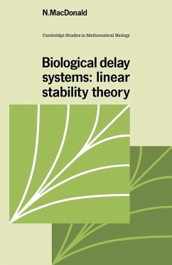 Biological Delay Systems - Macdonald, N.