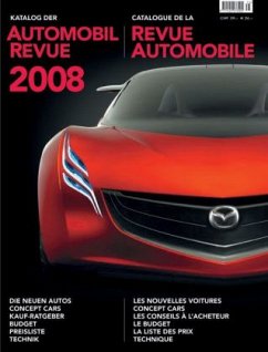 Cover Katalog der Automobil Revue 2008; Catalogue de la Revue Automobile 2008