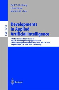 Developments in Applied Artificial Intelligence - Moonis, Ali / Chung, Paul / Hinde, Chris (eds.)