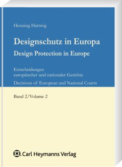 Designschutz in Europa. Design Protection in Europe - Hartwig, Henning (Hrsg.)