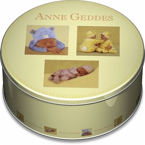 Schmidt Spiele - 58925 - Anne Geddes - Puzzle Set in runder Metalldose